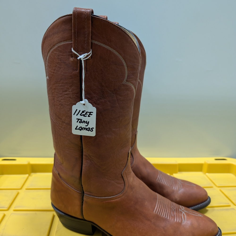 Tony Lama Men's Brown Leather Western Boots